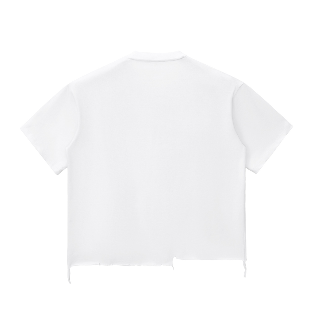 Dusky Raw -Hem Boxy Tee