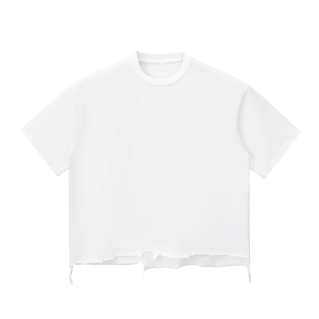 Dusky Raw -Hem Boxy Tee