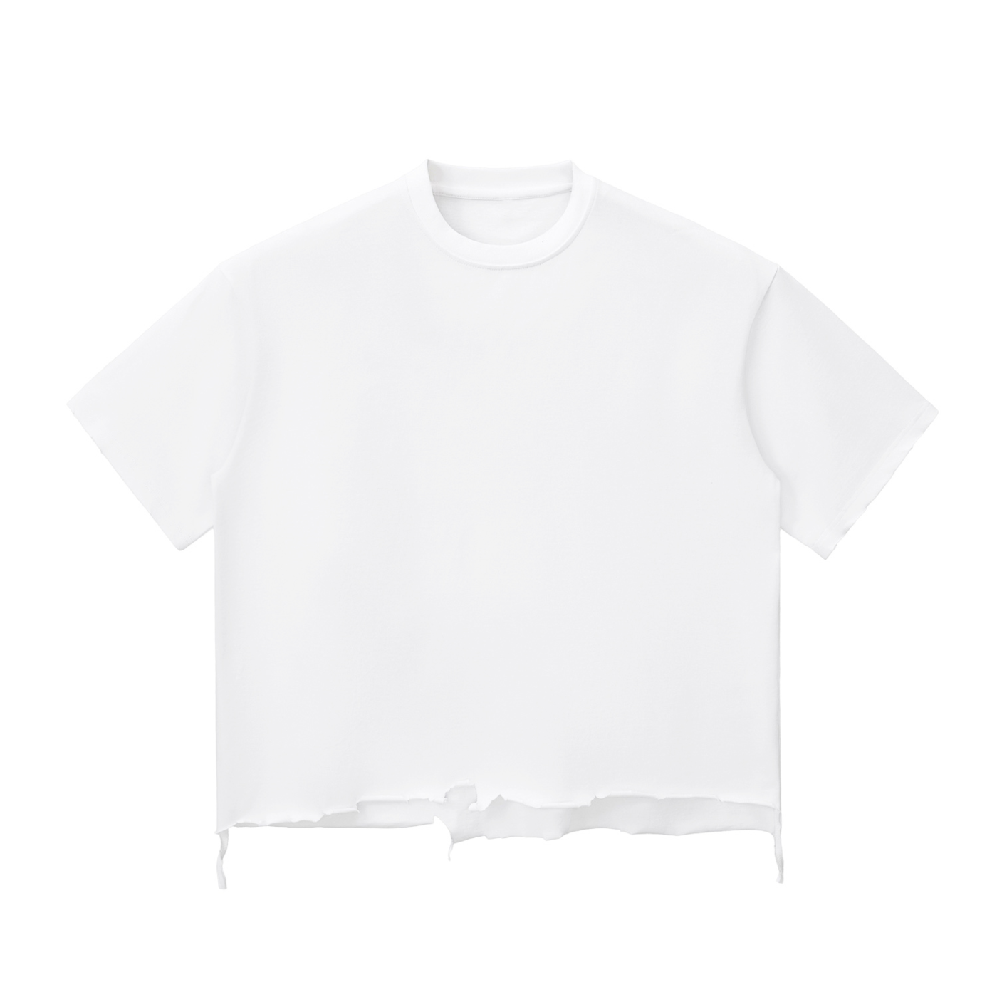 Dusky Raw -Hem Boxy Tee