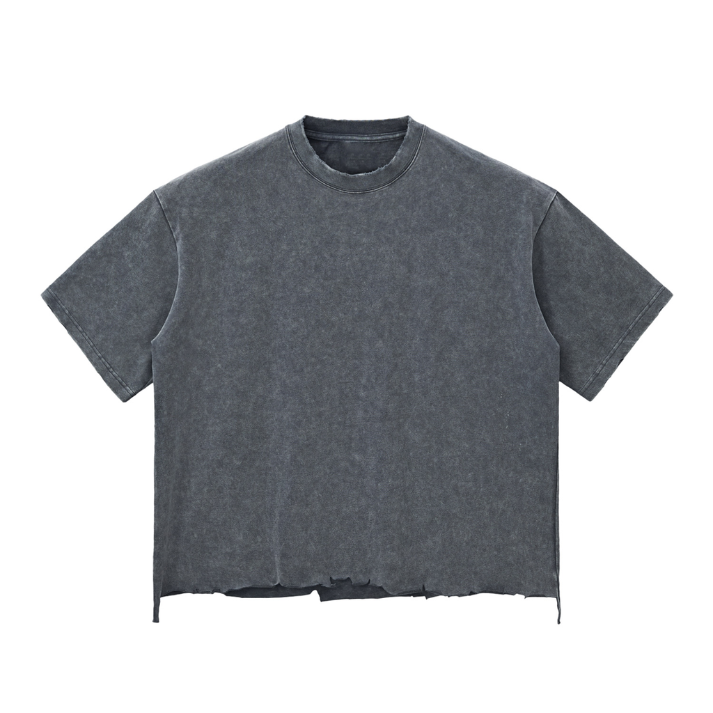 Dusky Raw -Hem Boxy Tee