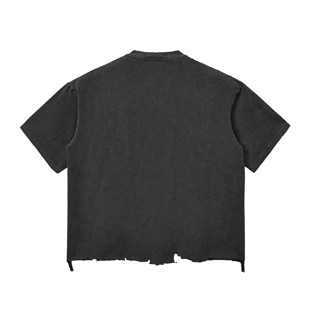 Dusky Raw -Hem Boxy Tee