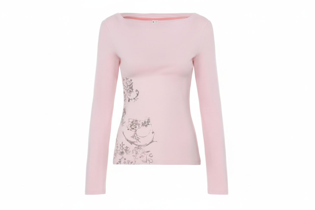 pink floral slim sleeve fairy