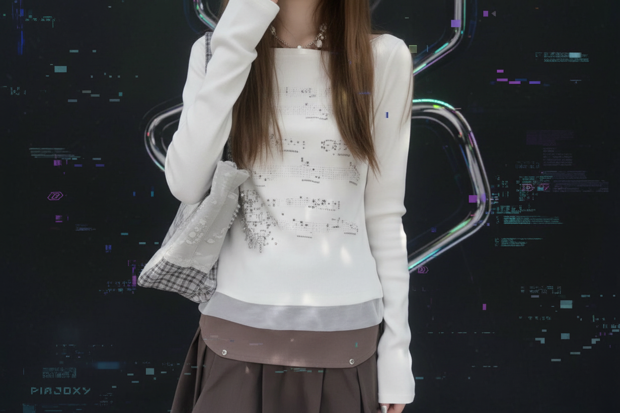 SLIM CUTOUT LONG SLEEVE