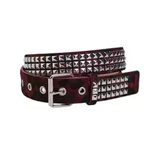y2k belt with Retro  Pin Buckle Waistband