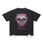 Snow Washed Raw-Hem T-Shirt