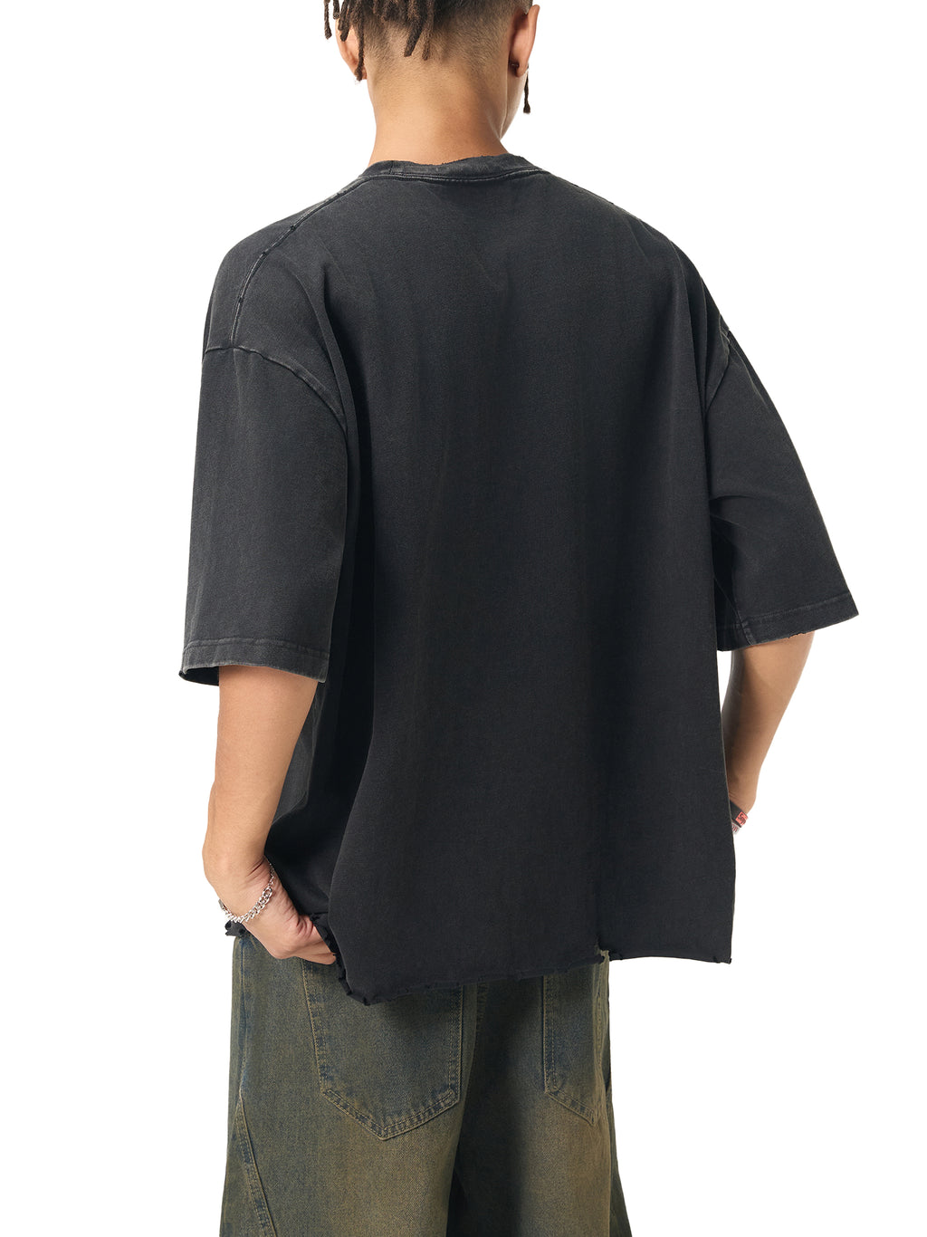 Dusky Raw -Hem Boxy Tee