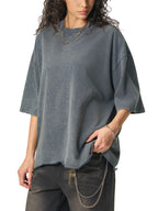 Dusky Raw -Hem Boxy Tee