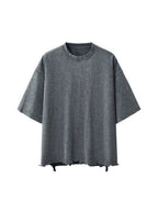 Dusky Raw -Hem Boxy Tee