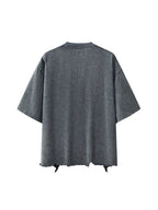 Dusky Raw -Hem Boxy Tee