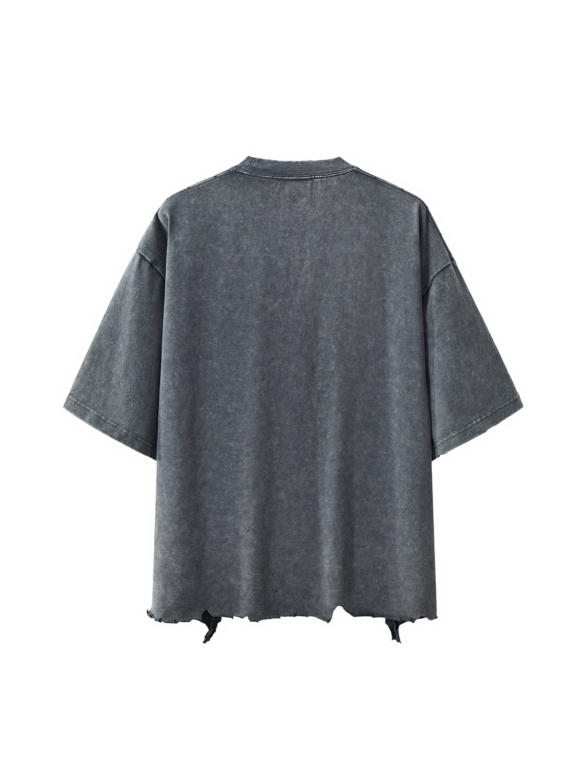 Dusky Raw -Hem Boxy Tee